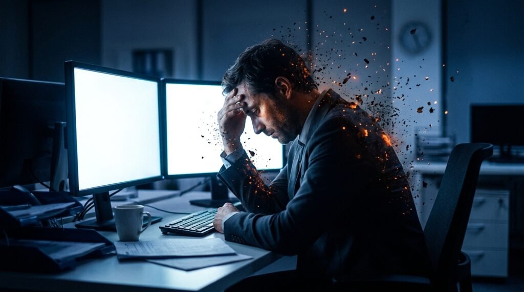 الاحتراق الوظيفي: دليلك العميق لفهم العلامات الصامتة واستراتيجيات التعافي الجذري