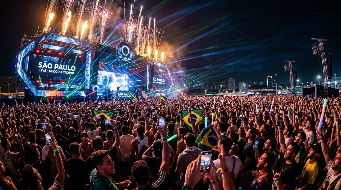 إنجاز تاريخي: كالفين هاريس يدخل موسوعة غينيس بأضخم حفل DJ في التاريخ بحضور 1.6 مليون شخص