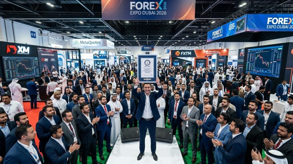 معرض “فوركس إكسبو دبي 2026” يدخل التاريخ ويحطم الرقم القياسي في موسوعة غينيس كأكبر تجمع مالي عالمي